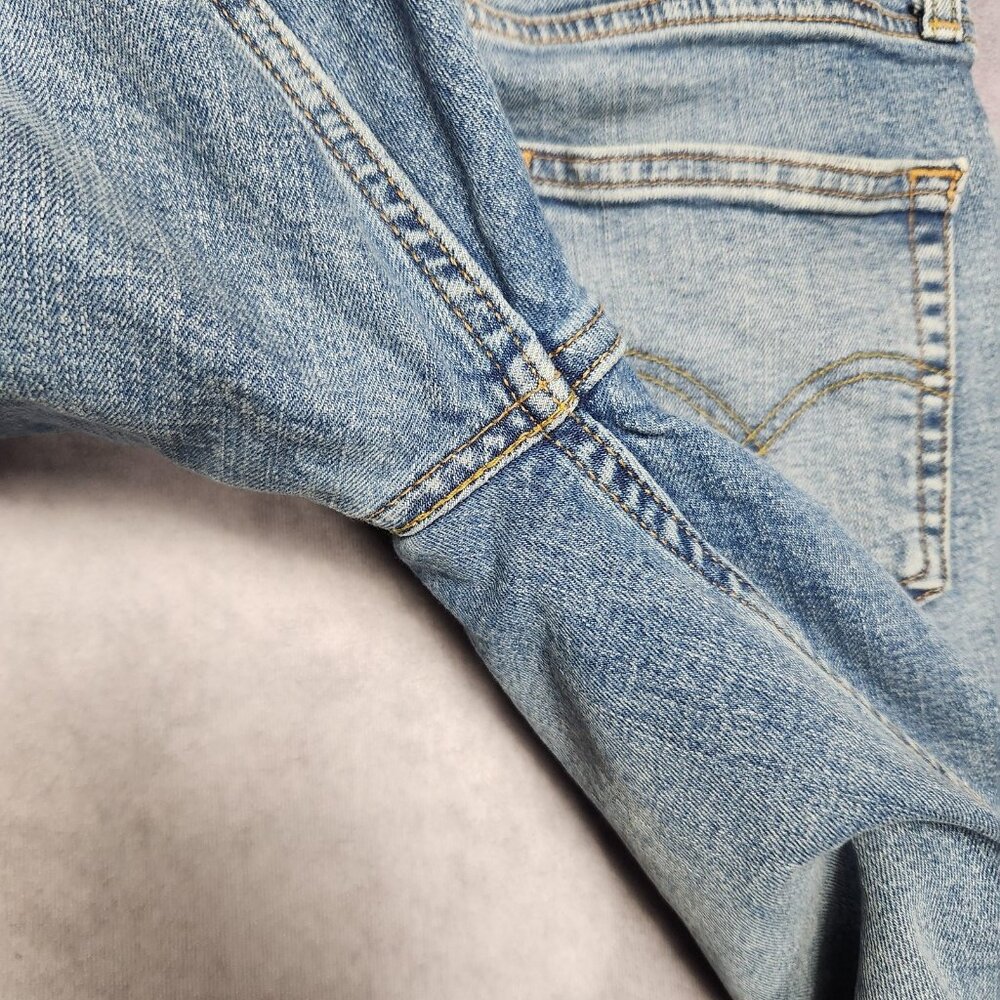 Levis 511 Jeans Mens 33 to‎ 34x30 Blue Denim Slim Fit Stretch Tapered Leg - Picture 11 of 15